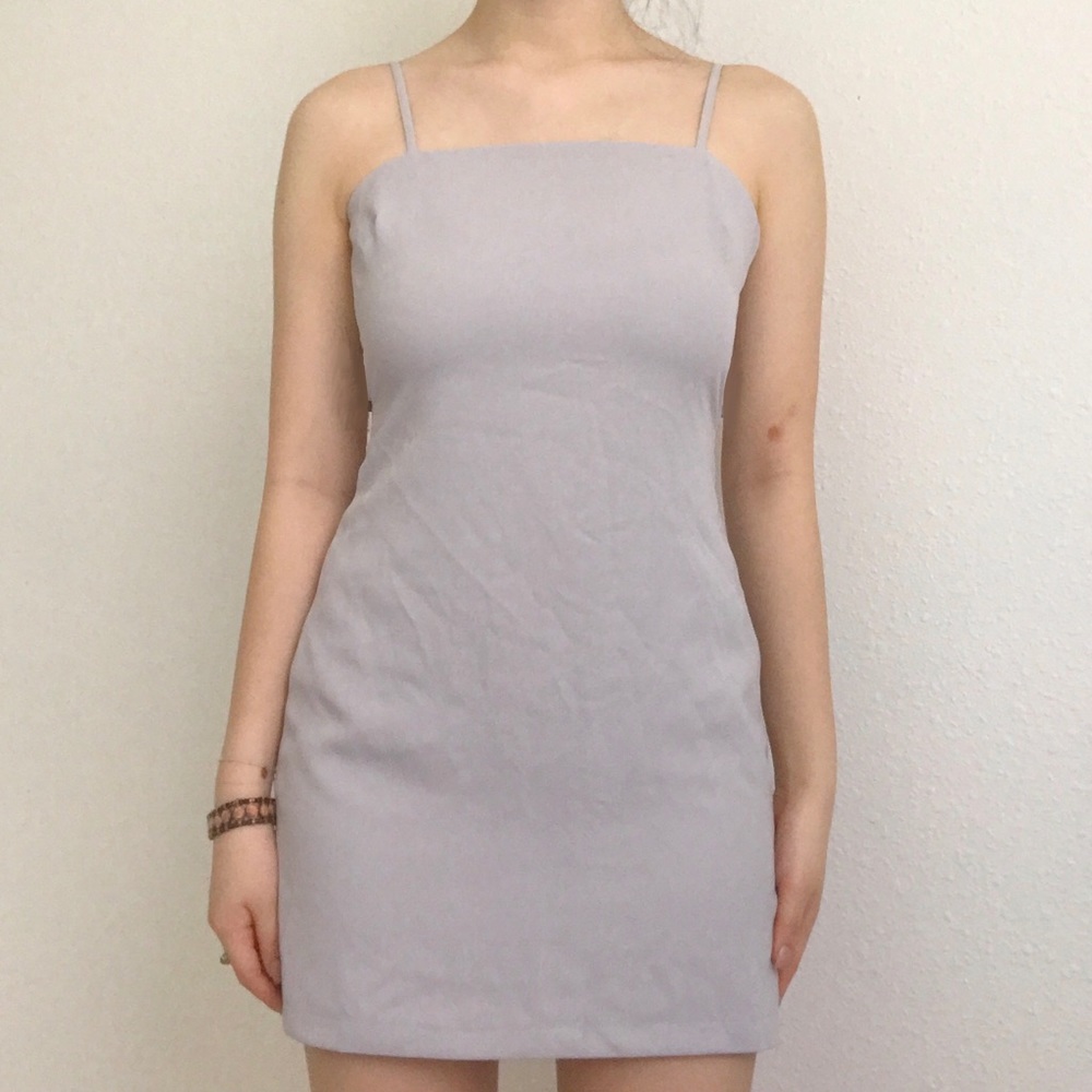 Lulus Toast to Life Gray Mini Dress
